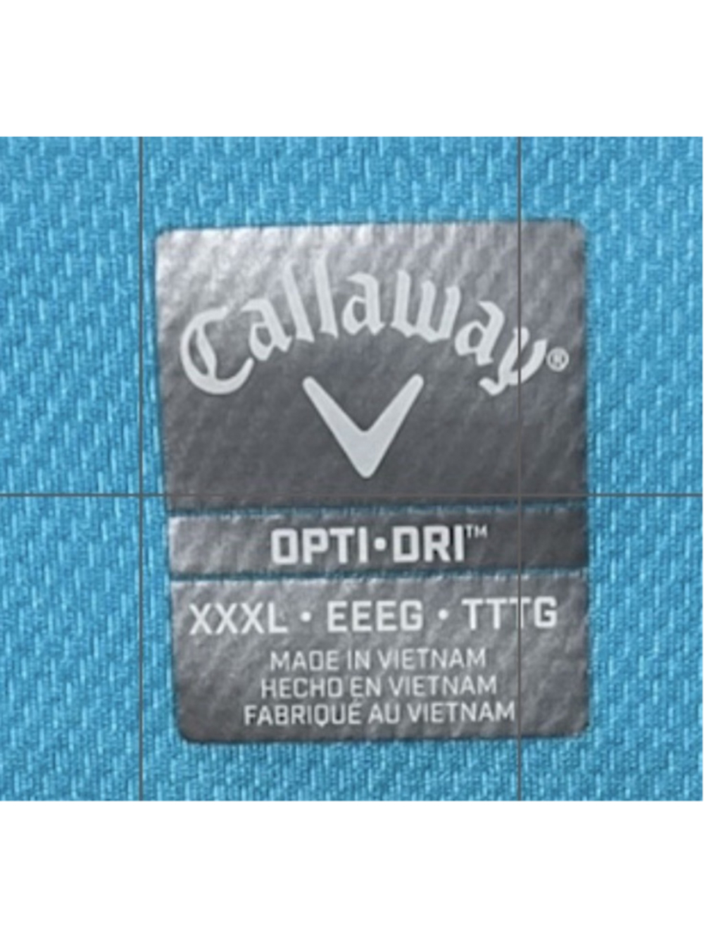 Callaway Golf Polo Opti-Dri Short Sleeve Shirt Mens 3XL Moisture-Wicking Blue - Picture 4 of 4